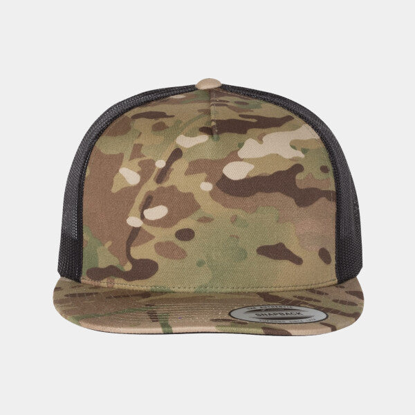 FLAT BILL TRUCKER CAP