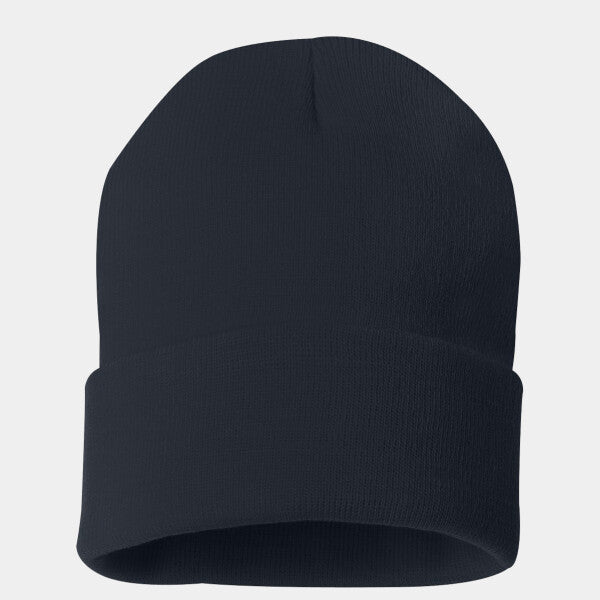 SOLID 12" CUFFED BEANIE