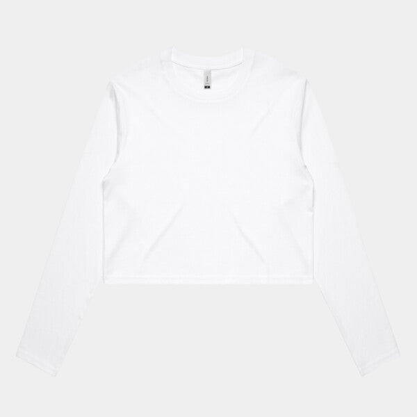 CROP LS TEE