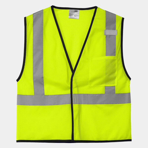 ® ANSI 107 CLASS 2 ECONOMY MESH ONE POCKET VEST