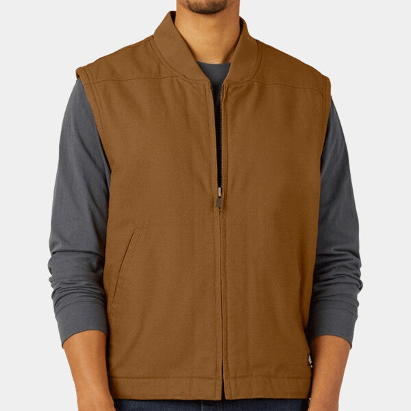 MEN'S SHERPA-LINED DUCK VEST