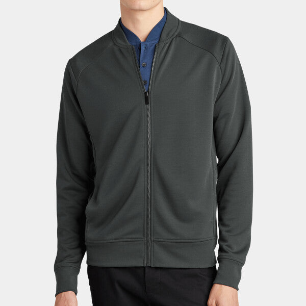 DOUBLE KNIT BOMBER