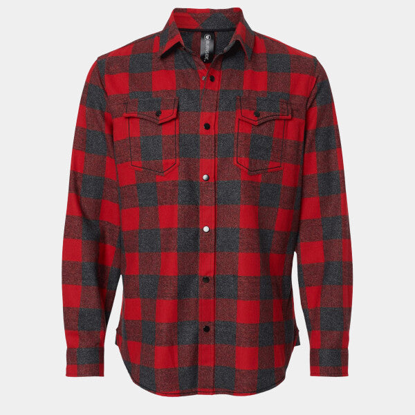 MEN'S SNAP-FRONT FLANNEL SHIRT