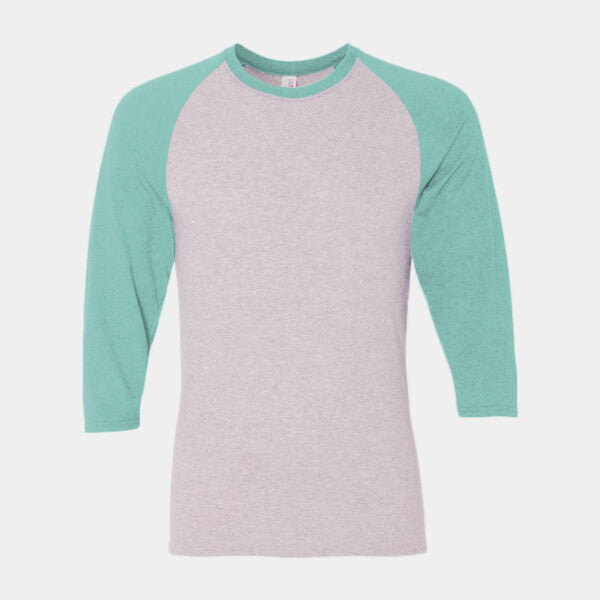 TRIBLEND THREE-QUARTER RAGLAN BASEBALL T-SHIRT