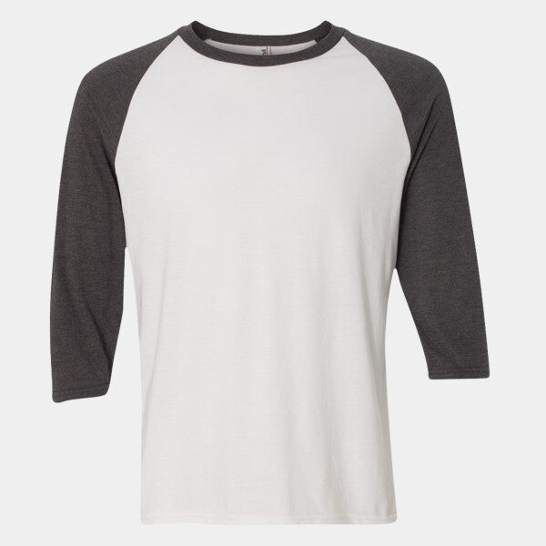 TRIBLEND RAGLAN THREE-QUARTER SLEEVE T-SHIRT