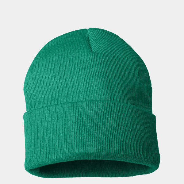 SOLID 12" CUFFED BEANIE