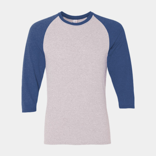 TRIBLEND THREE-QUARTER RAGLAN BASEBALL T-SHIRT