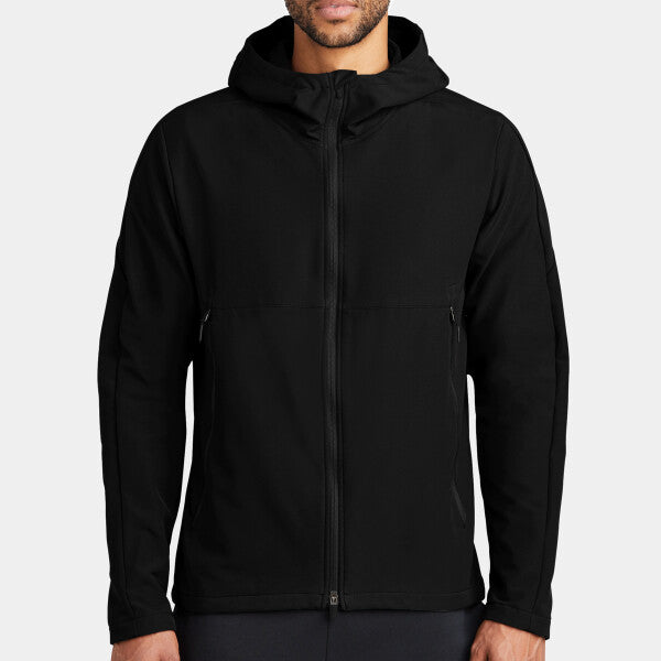 HOODED SOFT SHELL JACKET