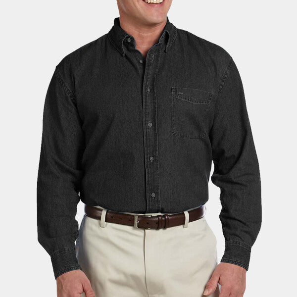 MEN'S LONG-SLEEVE DENIM SHIRT