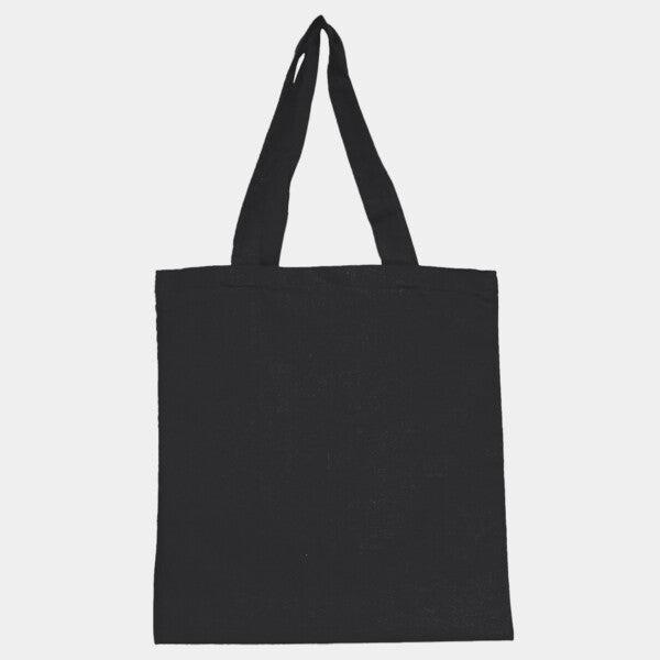 COTTON CANVAS TOTE BAG WITH SELF FABRIC HANDLES