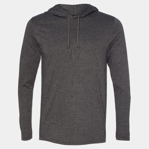 SOFTSTYLE® LIGHTWEIGHT HOODED LONG SLEEVE T-SHIRT