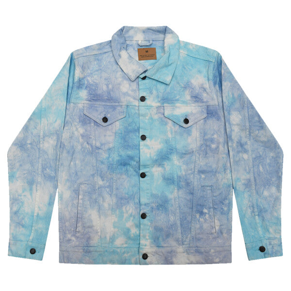 TIE-DYED DENIM JACKET
