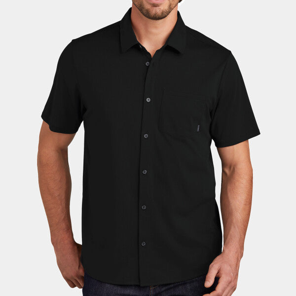 EXTEND SHORT SLEEVE BUTTON UP