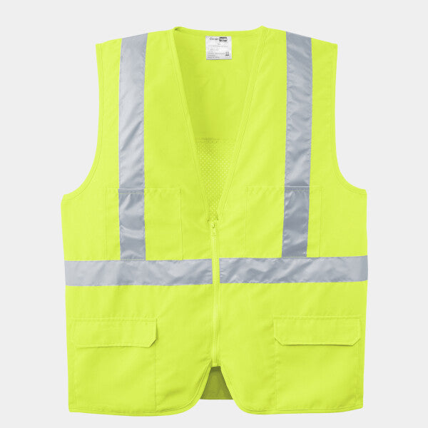 ANSI 107 CLASS 2 MESH BACK SAFETY VEST