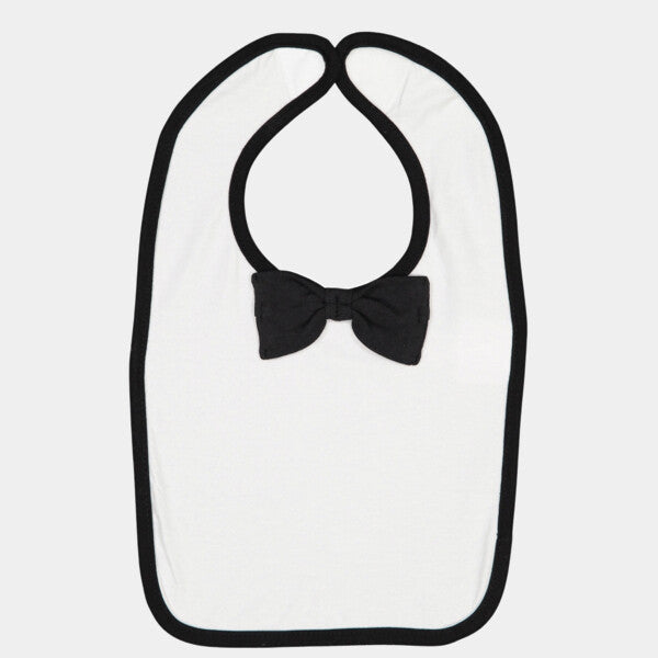 INFANT BABY RIB BOW TIE BIB