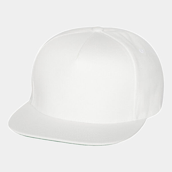 FIVE-PANEL COTTON TWILL SNAPBACK CAP