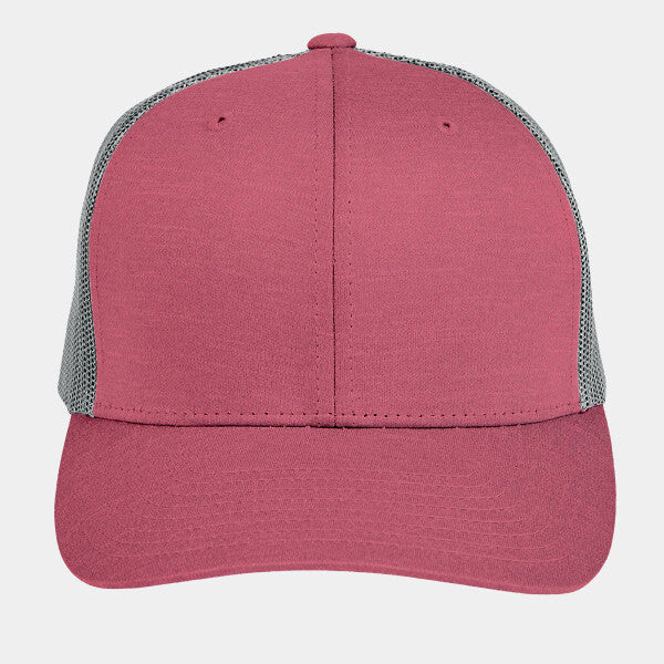 BY YUPOONG® ADULT ZONE SONIC HEATHER TRUCKER CAP