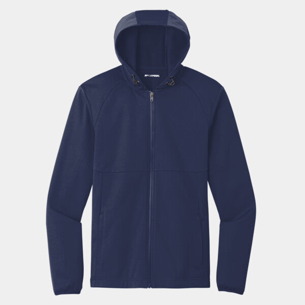 HOODED SOFT SHELL JACKET