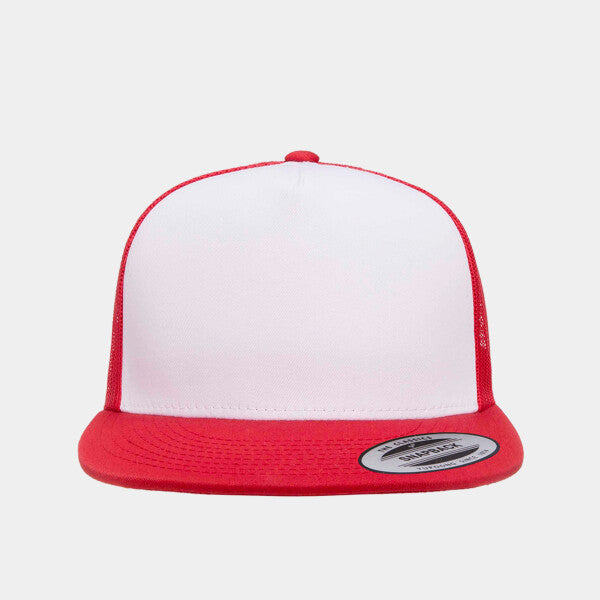 FLAT BILL TRUCKER CAP