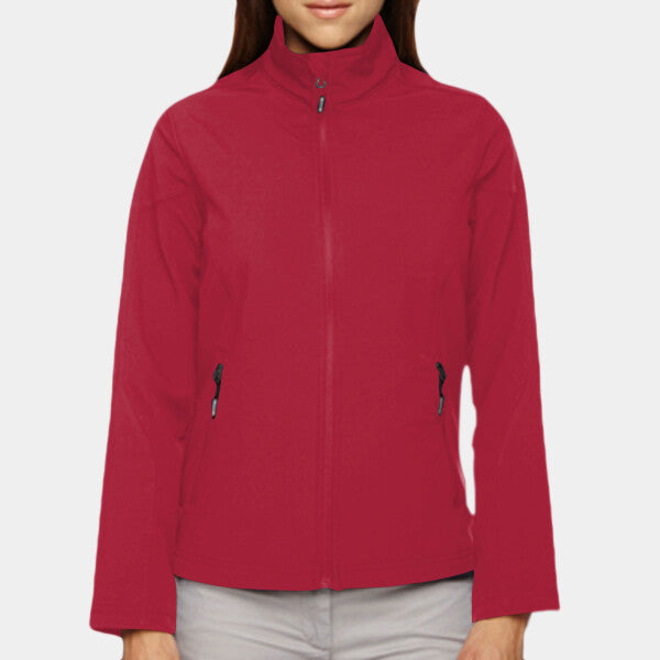 LADIES' CRUISE TWO-LAYER FLEECE BONDED SOFT SHELL JACKET