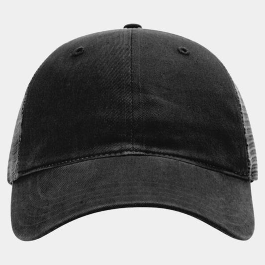 GARMENT-WASHED TRUCKER CAP