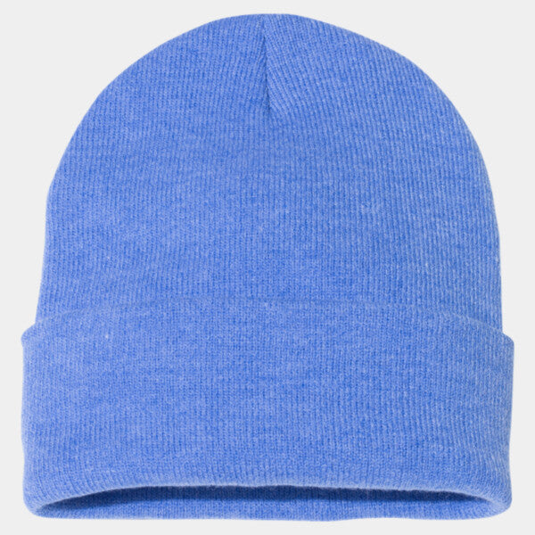 SOLID 12" CUFFED BEANIE