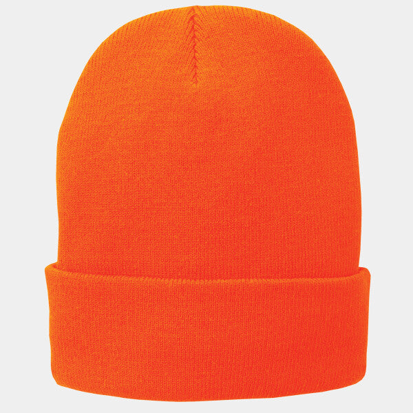 FLEECE LINED KNIT CAP
