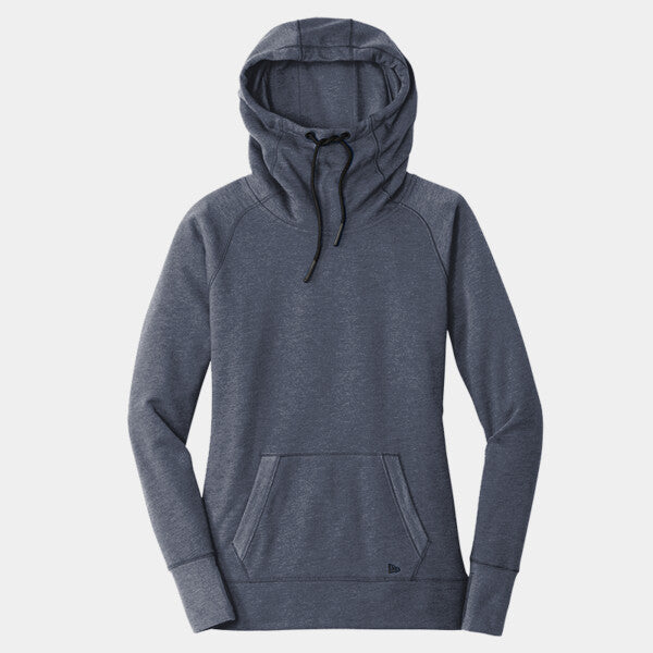 LADIES TRI BLEND FLEECE PULLOVER HOODIE