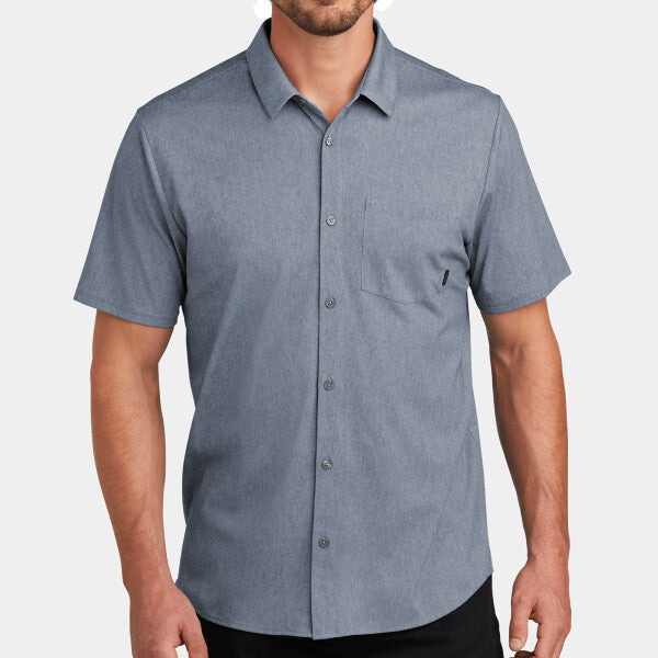EXTEND SHORT SLEEVE BUTTON UP