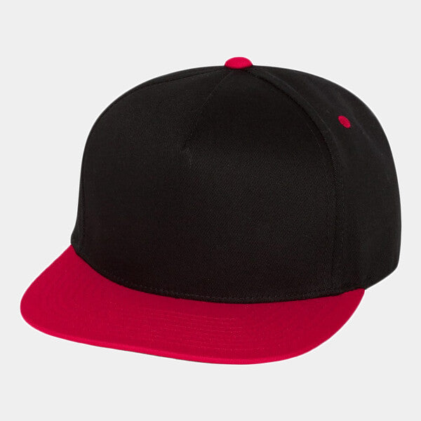 FIVE-PANEL COTTON TWILL SNAPBACK CAP
