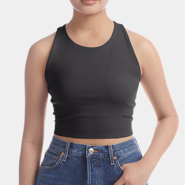 LADIES' FITTED CROPPED TANK