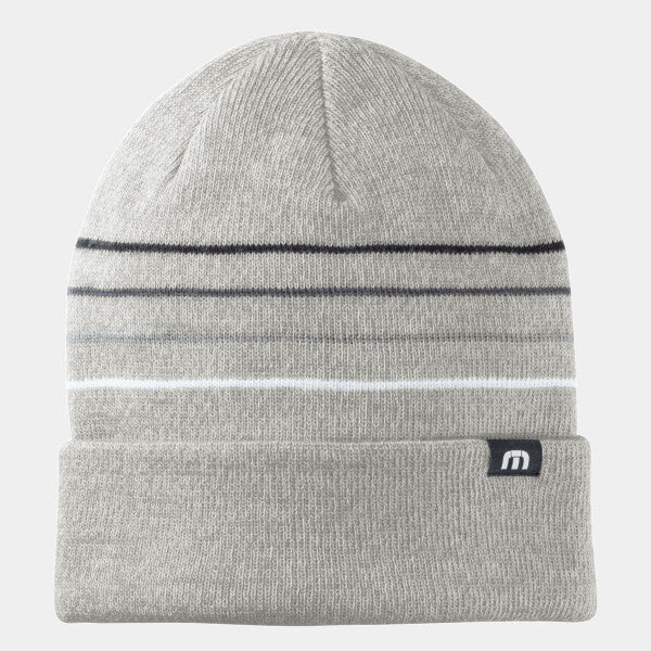 STRIPED CUFFED BEANIE