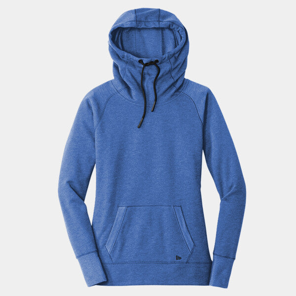 LADIES TRI BLEND FLEECE PULLOVER HOODIE