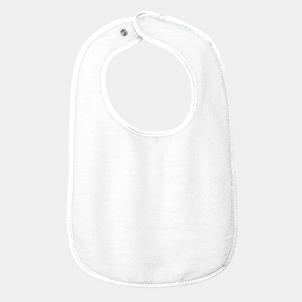 INFANT CONTRAST TRIM TERRY BIB