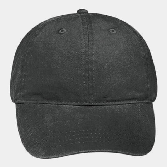 OTTO GARMENT WASHED PIGMENT DYED COTTON TWILL SIX PANEL LOW PROFILE DAD HAT