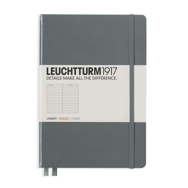 LEUCHTTURM1917 NOTEBOOK MEDIUM (A5) LINED, HARDCOVER
