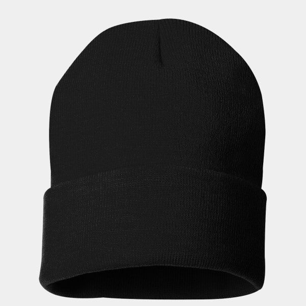 SOLID 12" CUFFED BEANIE