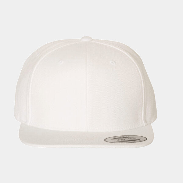 ADULT 6-PANEL STRUCTURED FLAT VISOR CLASSIC SNAPBACK