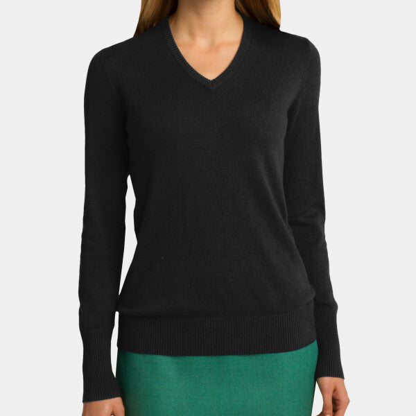 LADIES V NECK SWEATER