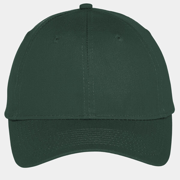 SIX PANEL UNSTRUCTURED TWILL CAP