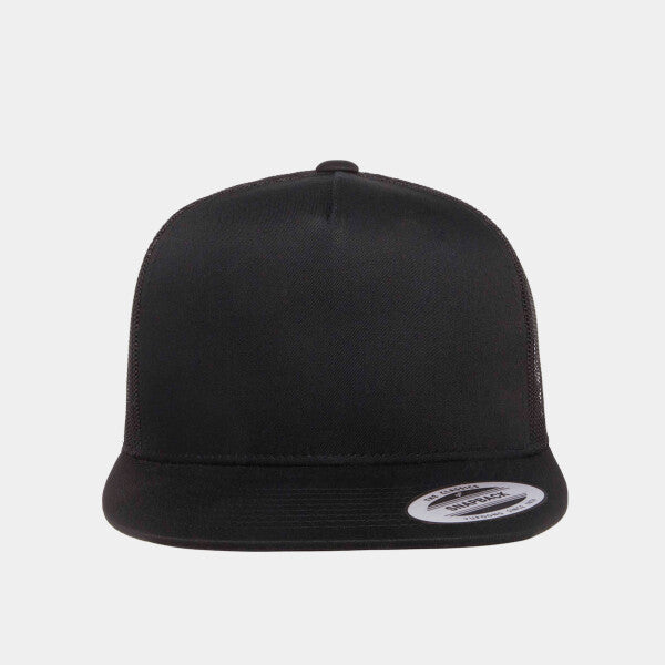 FLAT BILL TRUCKER CAP