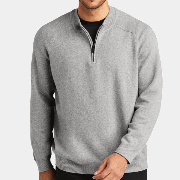 1/4 ZIP SWEATER