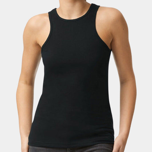 LADIES' CVC RACERNECK TANK