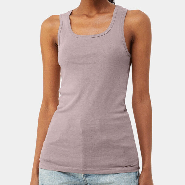 LADIES' MICRO RIBBED TANK