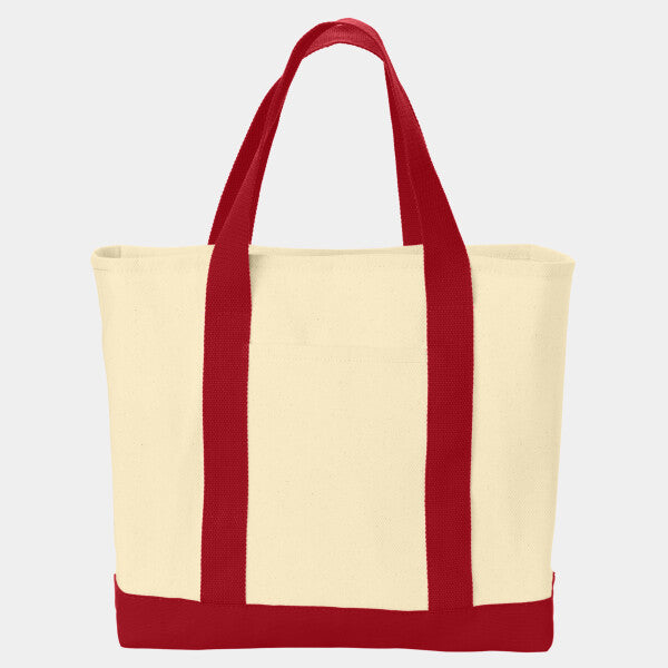 IDEAL TWILL TWO TONE SHOPPING TOTE