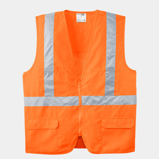 ANSI 107 CLASS 2 MESH BACK SAFETY VEST