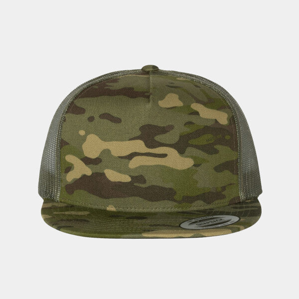 FLAT BILL TRUCKER CAP