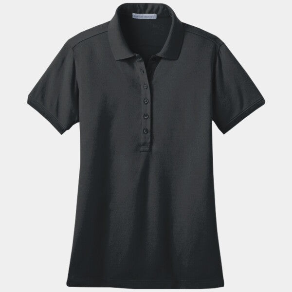 LADIES STRETCH PIQUE POLO