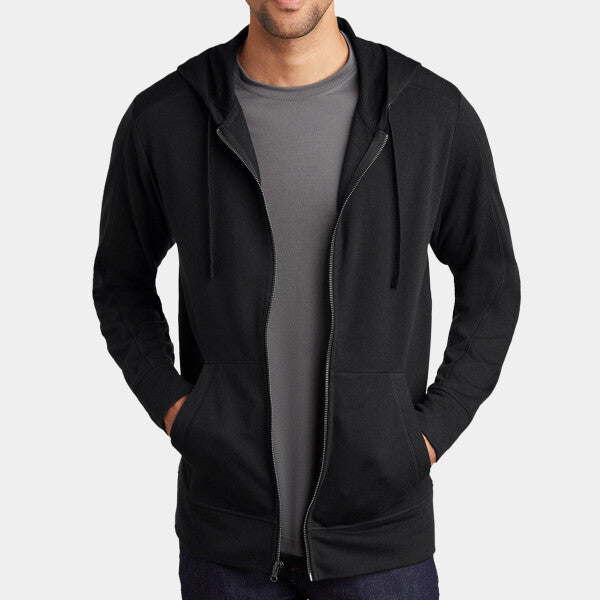 POSICHARGE ® TRI BLEND WICKING FLEECE FULL ZIP HOODED JACKET