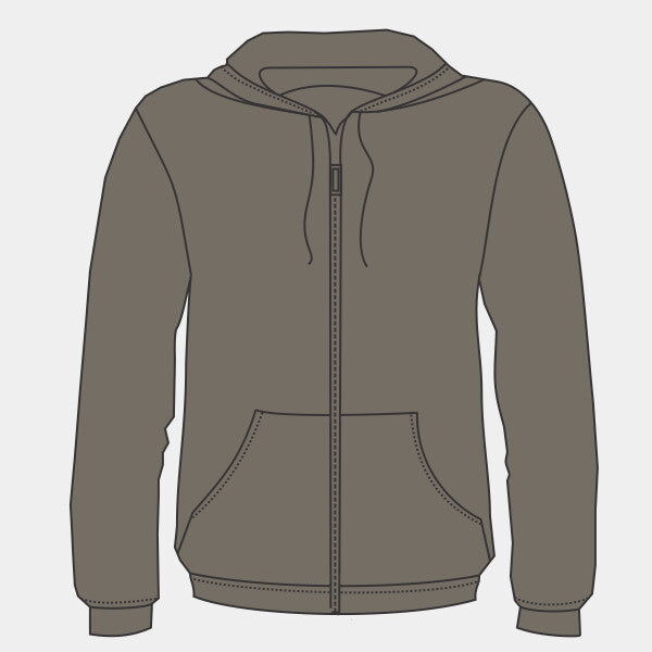 PREMIUM FLEECE FULL-ZIP HOODED SWEATSHIRT